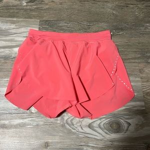 Lululemon Raspberry Cream Find Your Pace Shorts 3”